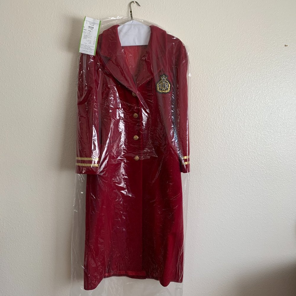 Dior Long Coat Gold Buttons CD Crest DRY CLEAN